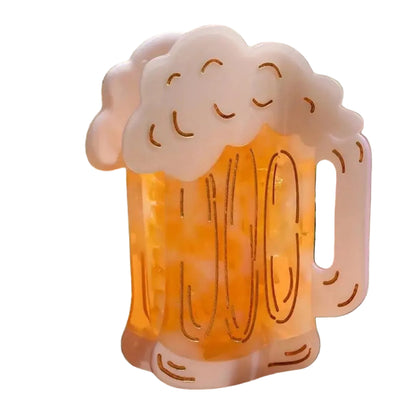 1 piece beer hair claw clip