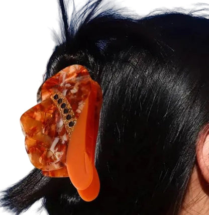 1 piece cow hat hair claw clip