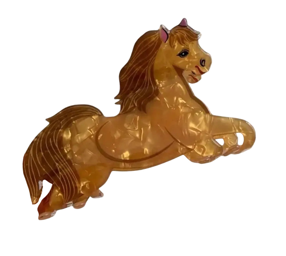 1 piece horse hair claw clip