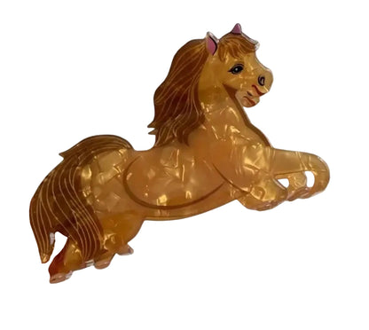 1 piece horse hair claw clip