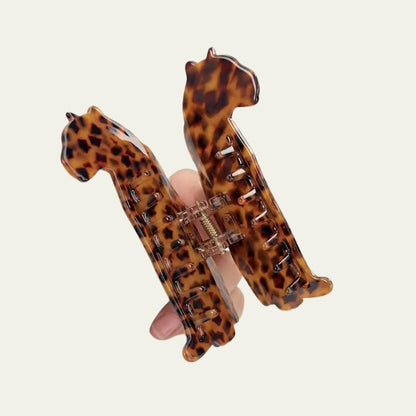 1 piece leopard hair claw clip