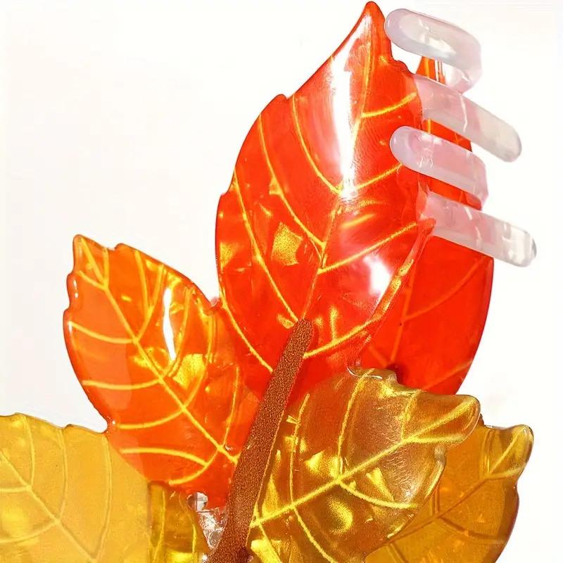 1 piece fall leaves hair claw clip
