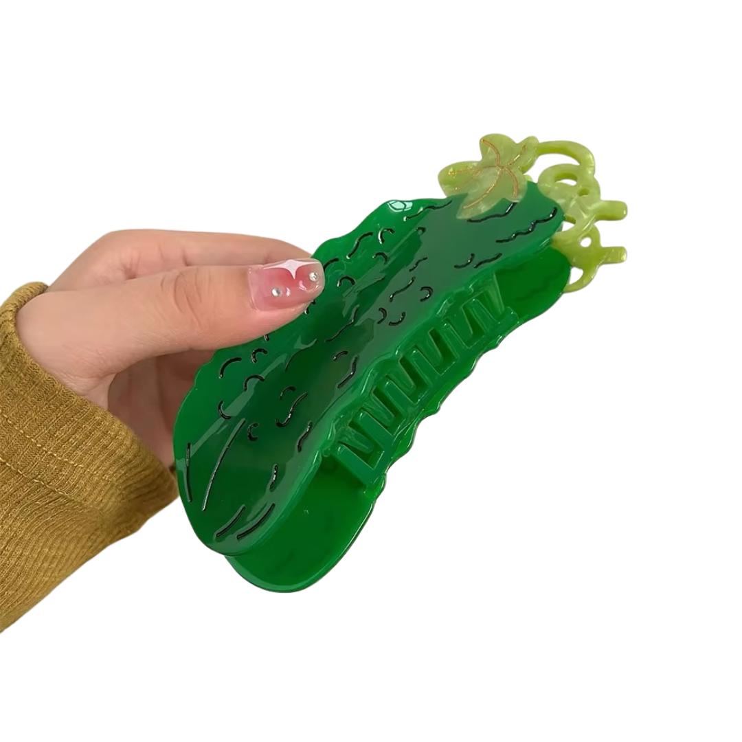 1 piece pickle hair claw clip