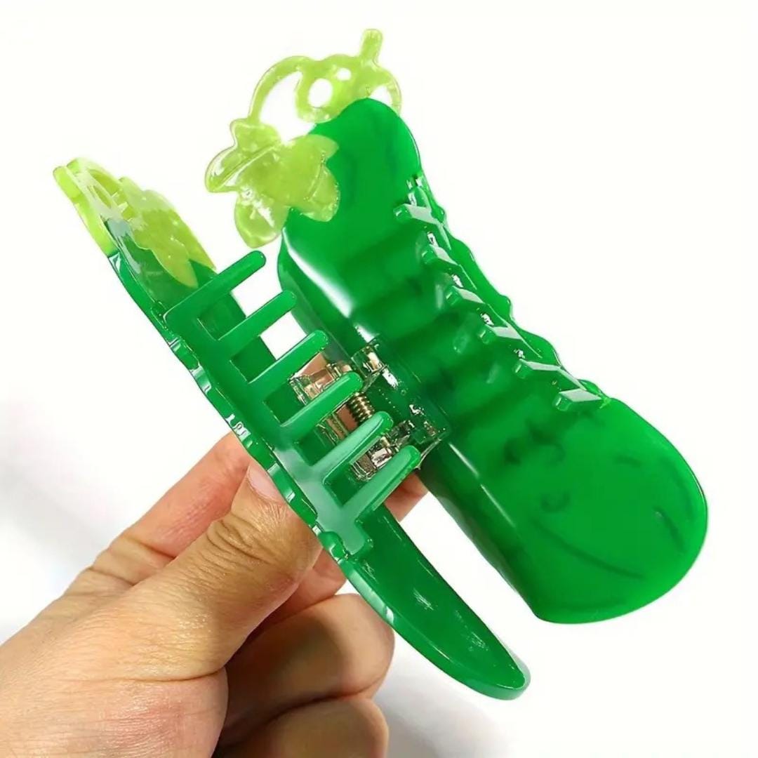 1 piece pickle hair claw clip
