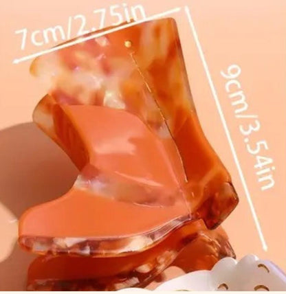 1 piece boot hair claw clip