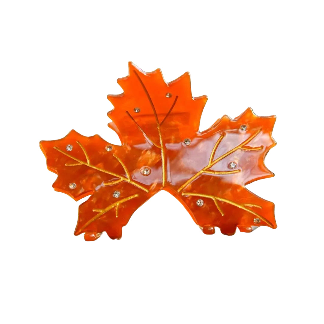 1 piece fall leaf hair claw clip
