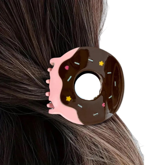 1 piece donut hair claw clip