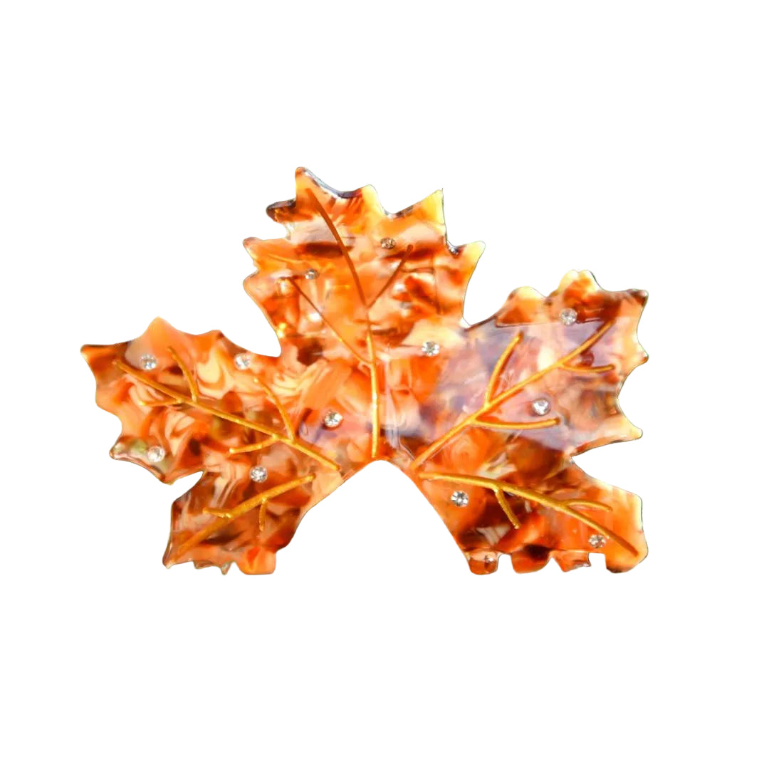 1 piece fall leaf hair claw clip