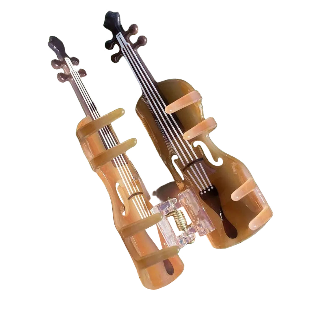1 piece violin hair claw clip