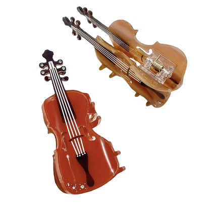 1 piece violin hair claw clip