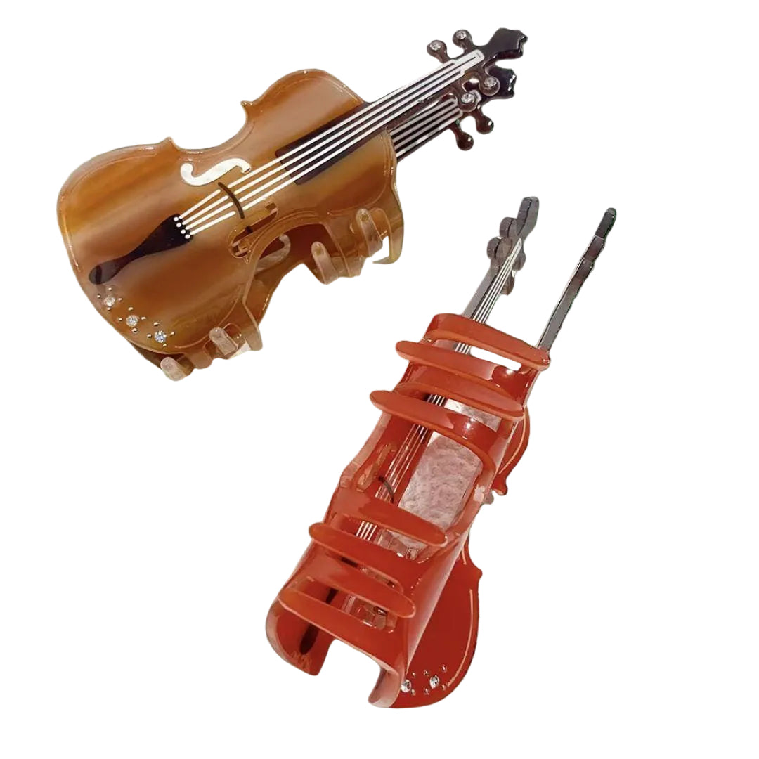 1 piece violin hair claw clip