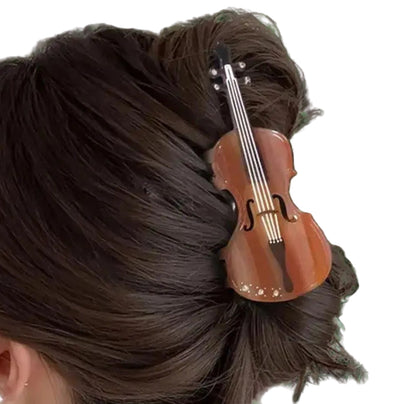 1 piece violin hair claw clip