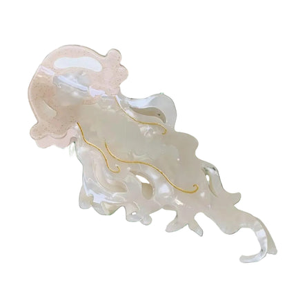 1 piece marine jellyfish hair claw clip