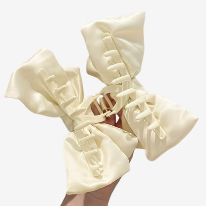 1 piece boho bow bandana fabric hair claw clip