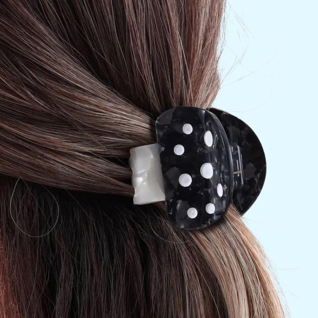 1 piece mini mushroom hair claw clip