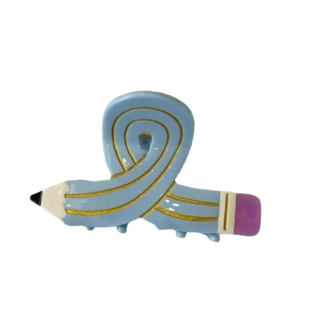 1 piece twisted pencil hair claw clip