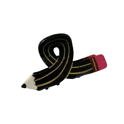 1 piece twisted pencil hair claw clip