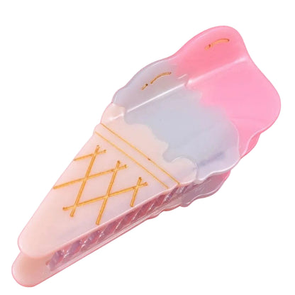 1 piece ice cream cone hair claw clip