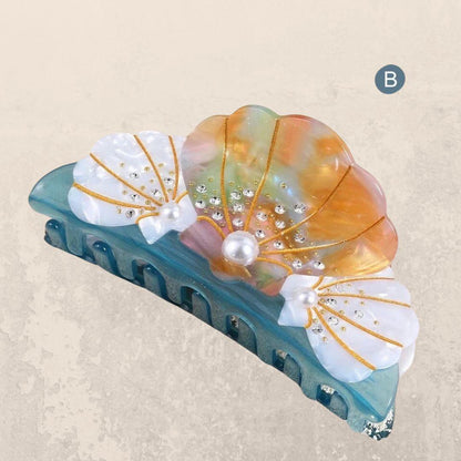 1 piece sea shell hair claw clip