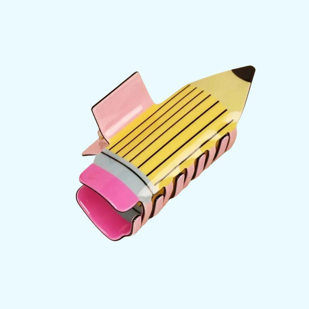 1 piece pencil hair claw clip