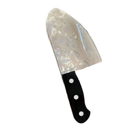 1 piece halloween knife hair claw clip