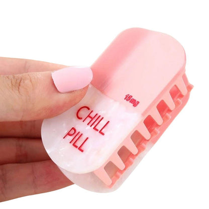 1 piece chill pill hair claw clip