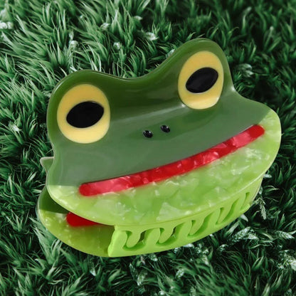 Frog hair claw clip