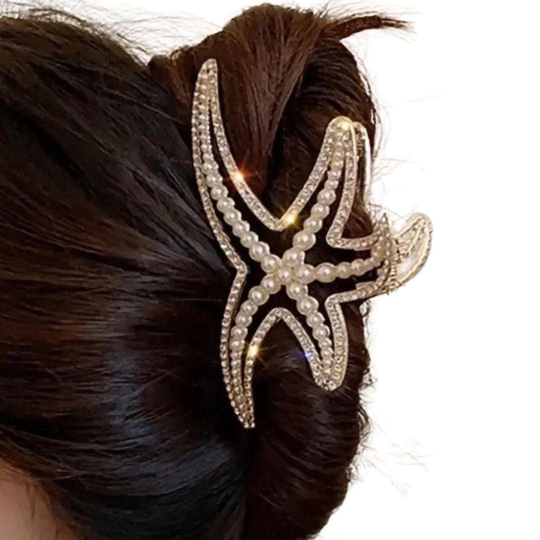 1 piece elegant starfish hair claw clip
