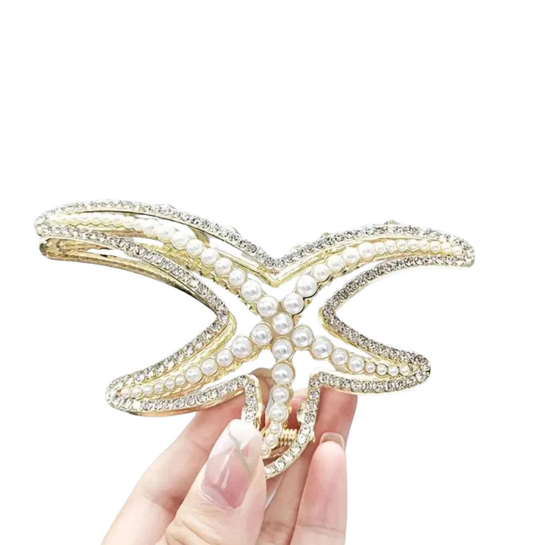 1 piece elegant starfish hair claw clip