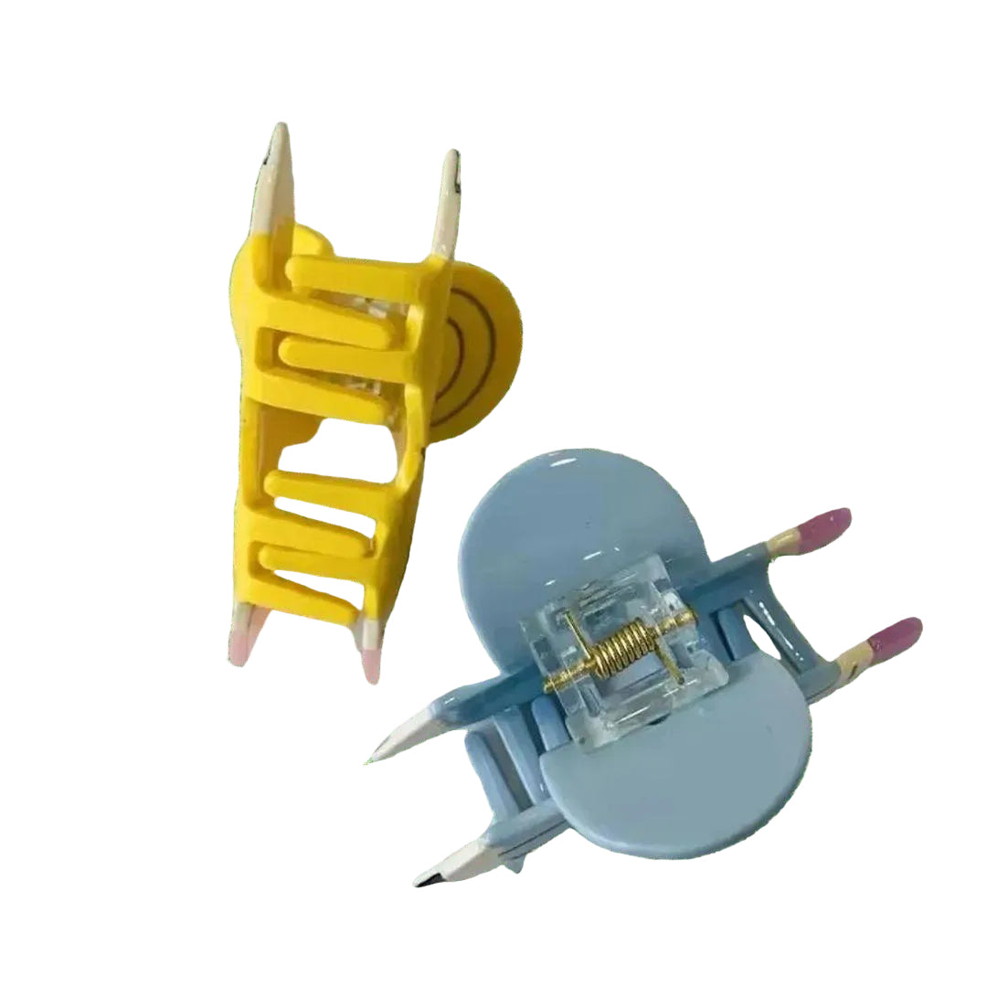 1 piece twisted pencil hair claw clip