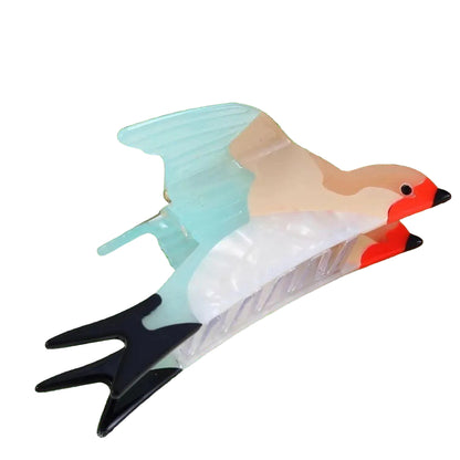 1 piece bird hair claw clip