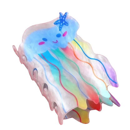 1 piece jelly fish hair claw clip