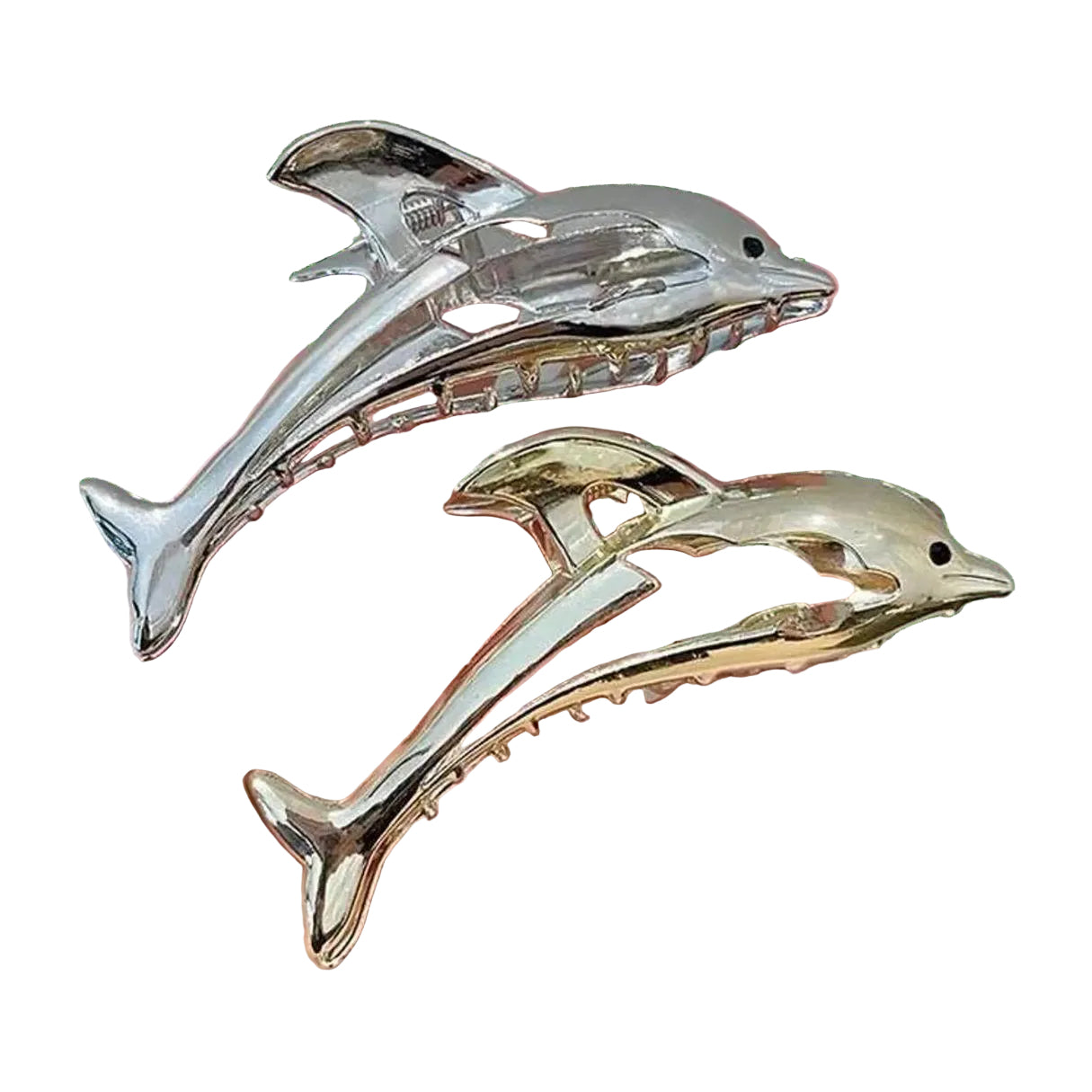 1 piece elegant dolphin hair claw clip