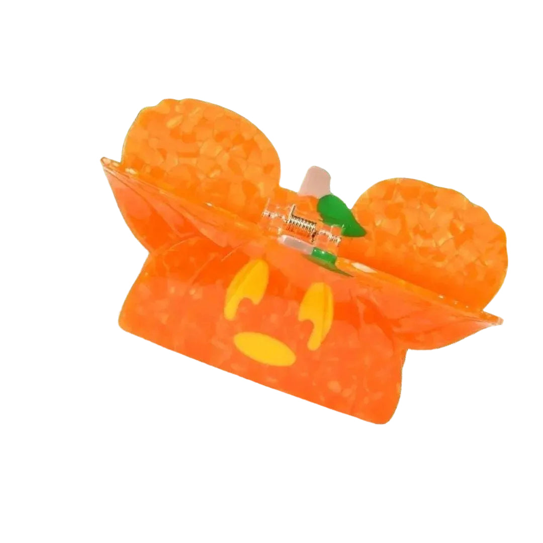 Mickey face Halloween hair claw clip