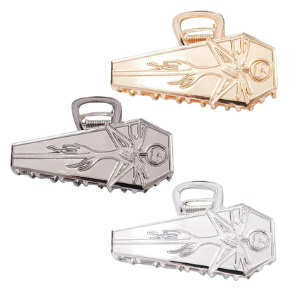 1 piece halloween coffin hair claw clip