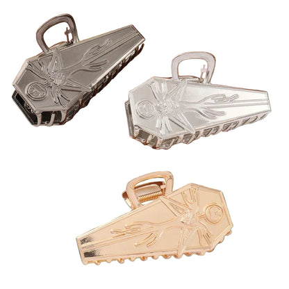 1 piece halloween coffin hair claw clip