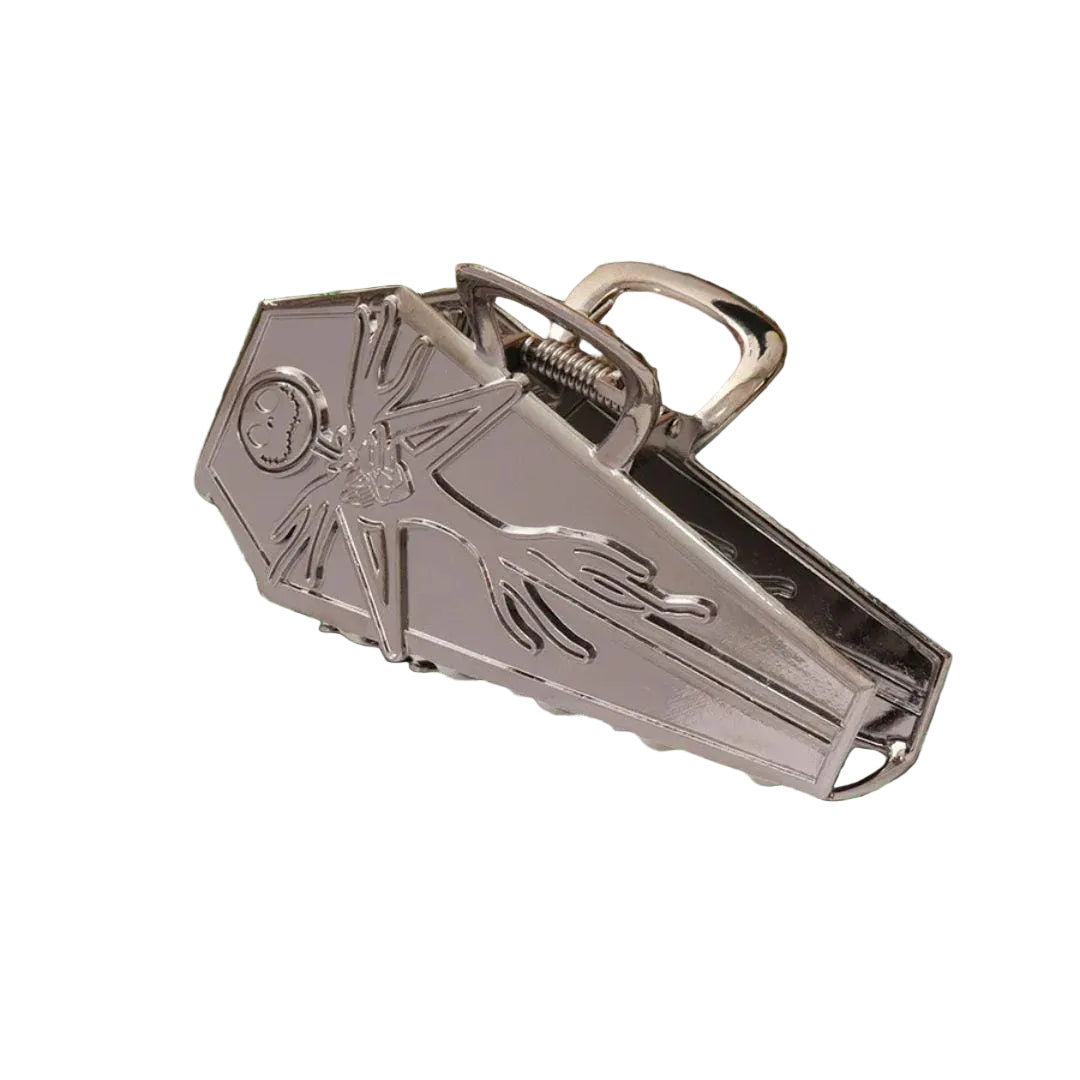 1 piece halloween coffin hair claw clip