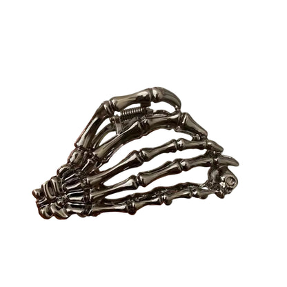 1 piece halloween skull hand hair claw clip