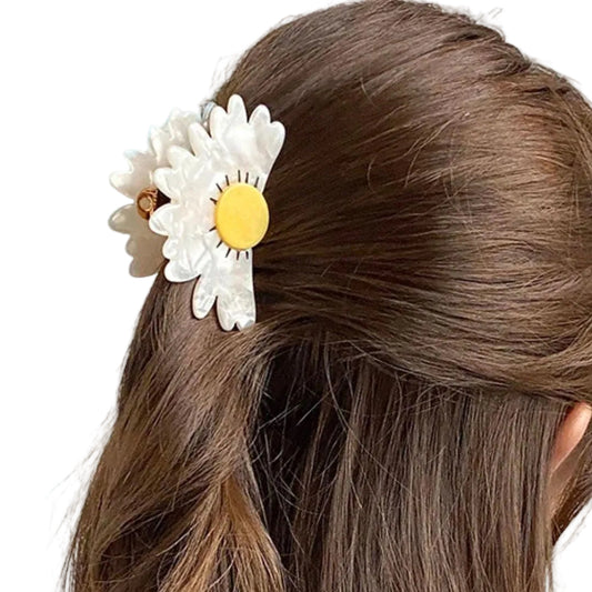 1 piece Daisy flower hair claw clip