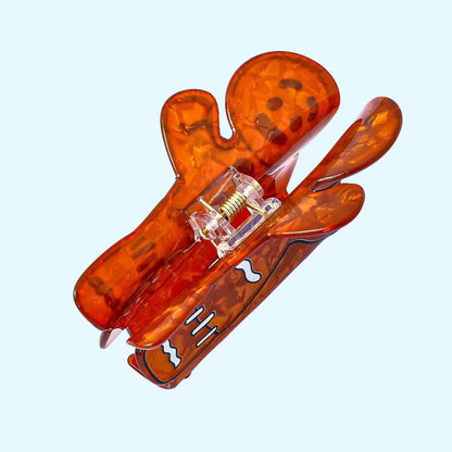 Muffin man hair claw clip