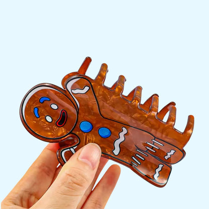 Muffin man hair claw clip
