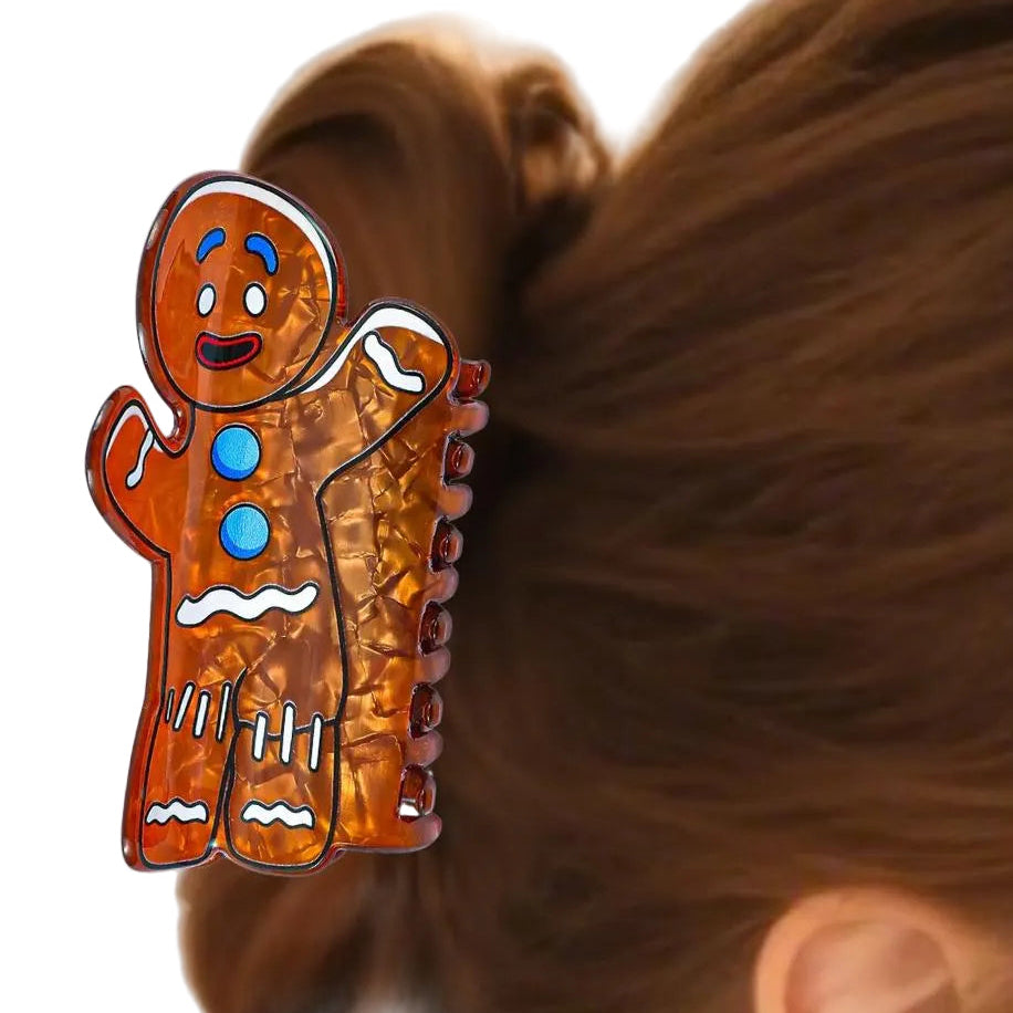 Muffin man hair claw clip