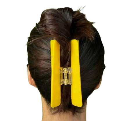 Caution Sign Hair Claw Clip