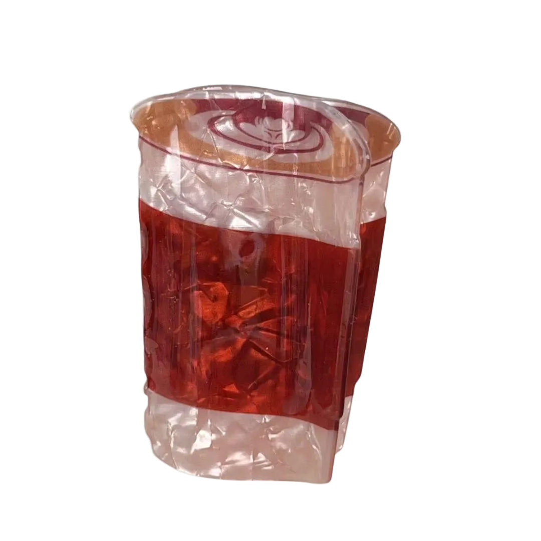 Coffee cup hair claw clip