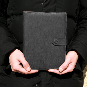 Faux Cloth Cover A5 Black journal