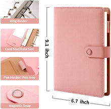 Load image into Gallery viewer, Faux Cloth Cover A5 Pink journal