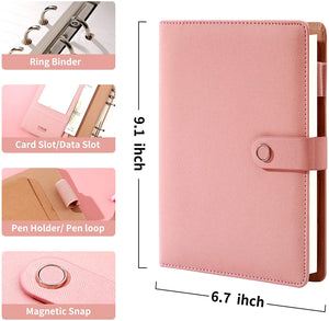 Faux Cloth Cover A5 Pink journal