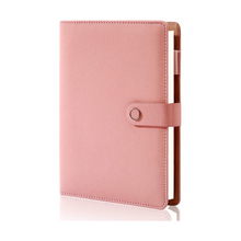 Load image into Gallery viewer, Faux Cloth Cover A5 Pink journal