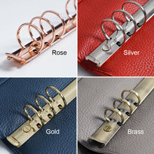 Load image into Gallery viewer, A7 Size Metal Spiral Rings Binder Clip With 2 Pairs of Screws
