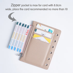 Moterm Zipper Flyleaf for Pocket A7